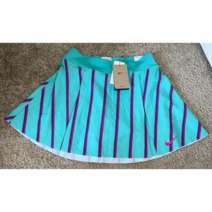 Womens Nike Standard Fit Skirt Skort Mint Green Stripe small￼ New with tags￼